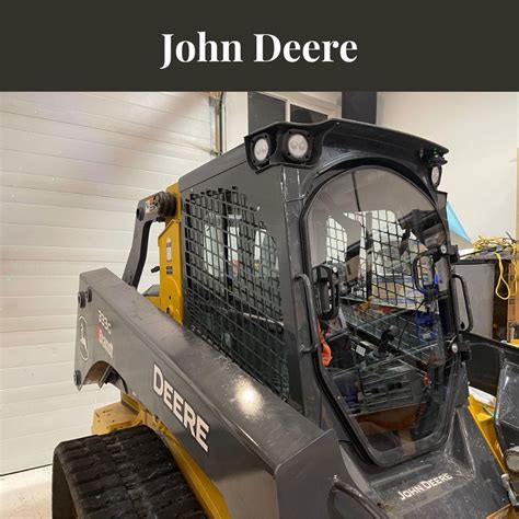 john deere skid steer door glass replacement|john deere e series doors.